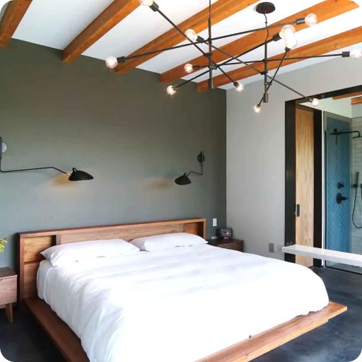 Wander Hudson Woods bedroom with an Eight Sleep Pod